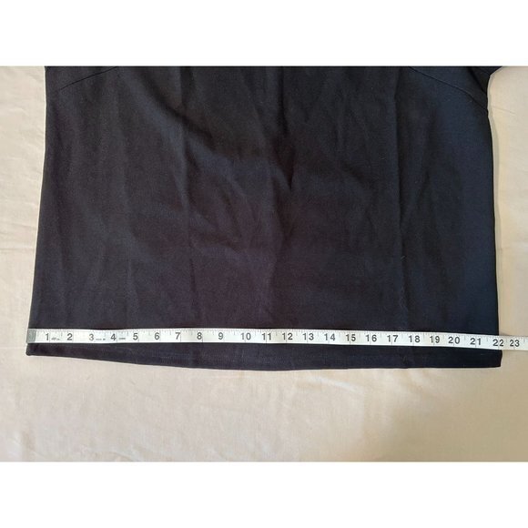 Women's Shein Black Pullover Top with Lace Short Sleeves Size Large - Picture 10 of 10